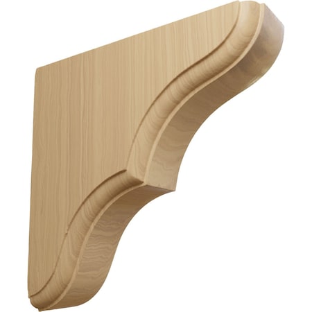 Ekena Millwork 1 3/4"W x 5 1/2"D x 5 1/2"H Stratford Wood Bracket, Cherry BKTW02X06X06STCH